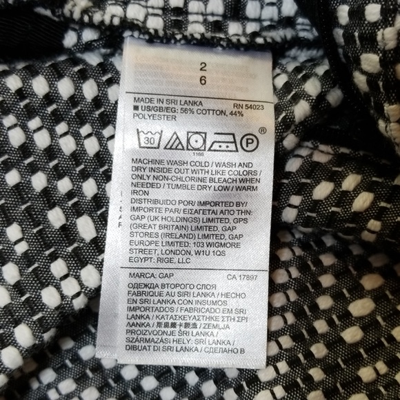 GAP textured woven shorts with ribbon laces - Picture 6 of 8